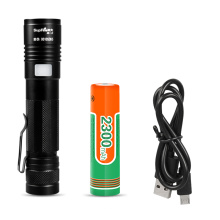 Supfire high power 10W LED flashlight 1000 lumen aluminum alloy mini portable flashlights rechargeable mini torch